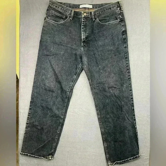 Lee relaxed Straight Leg Jeans Men’s 36x32 Blue Denim faded comfortable (0280) - Picture 1 of 10